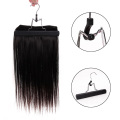 Bolsa de almacenamiento de extensiones de cabello con percha para peluca